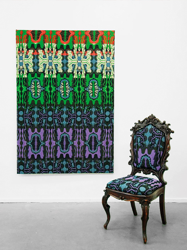 Christie van der Haak wandkleed met stoel